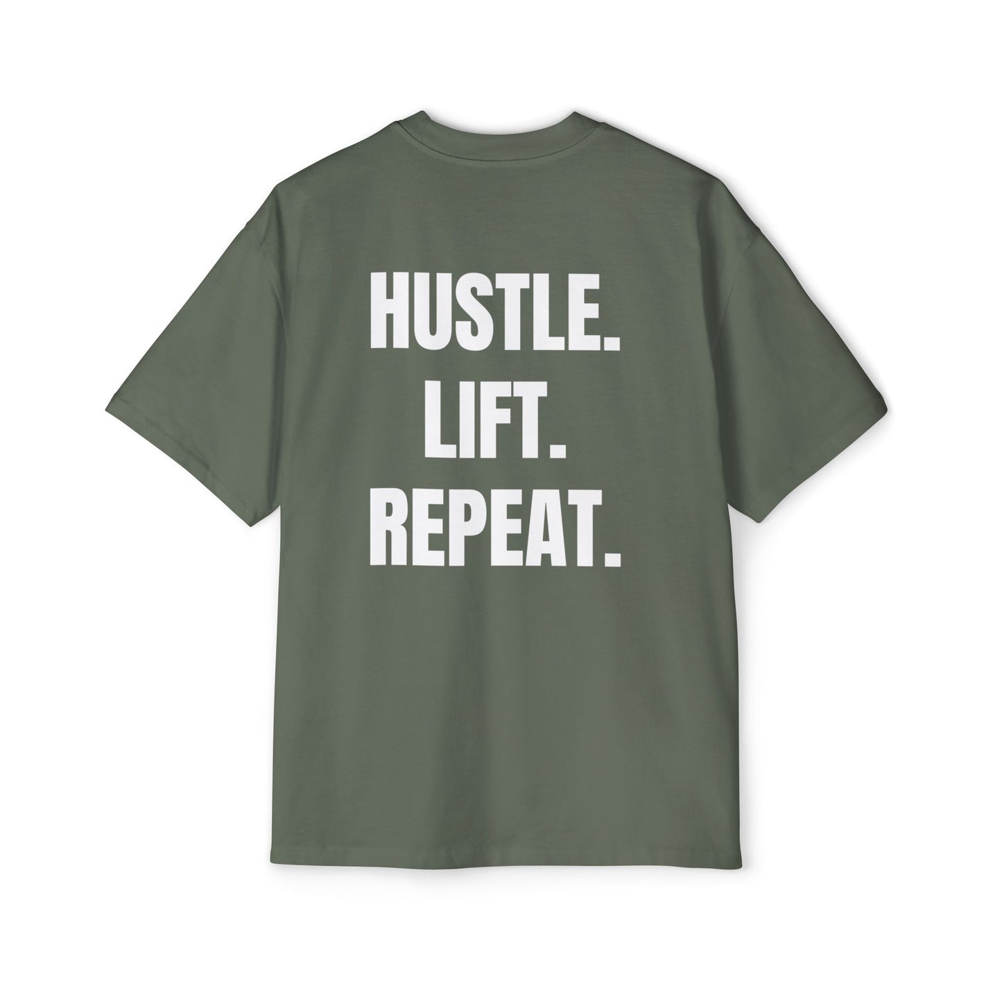 Hustle. Lift. Repeat. | Oversized Heavy Tee