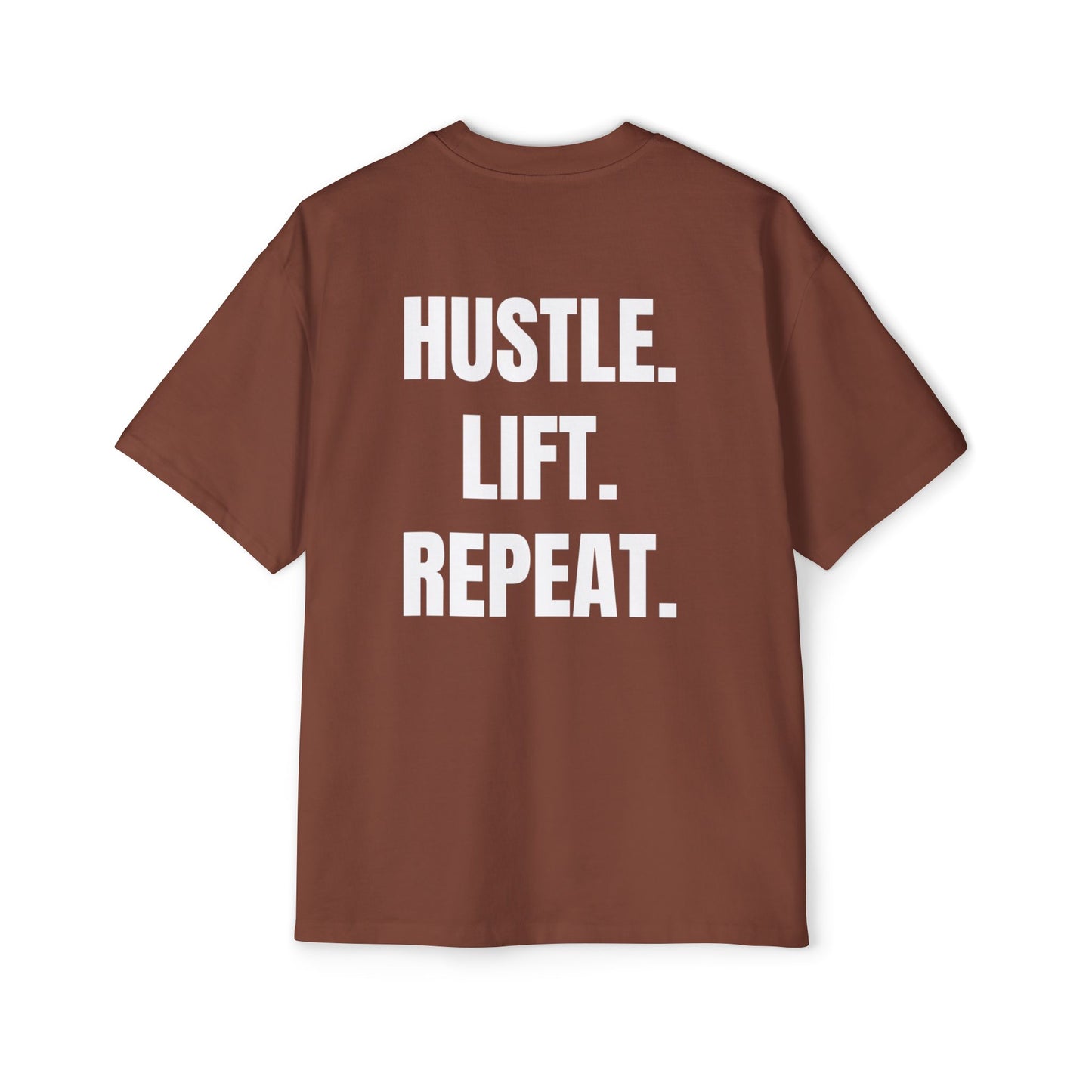 Hustle. Lift. Repeat. | Oversized Heavy Tee
