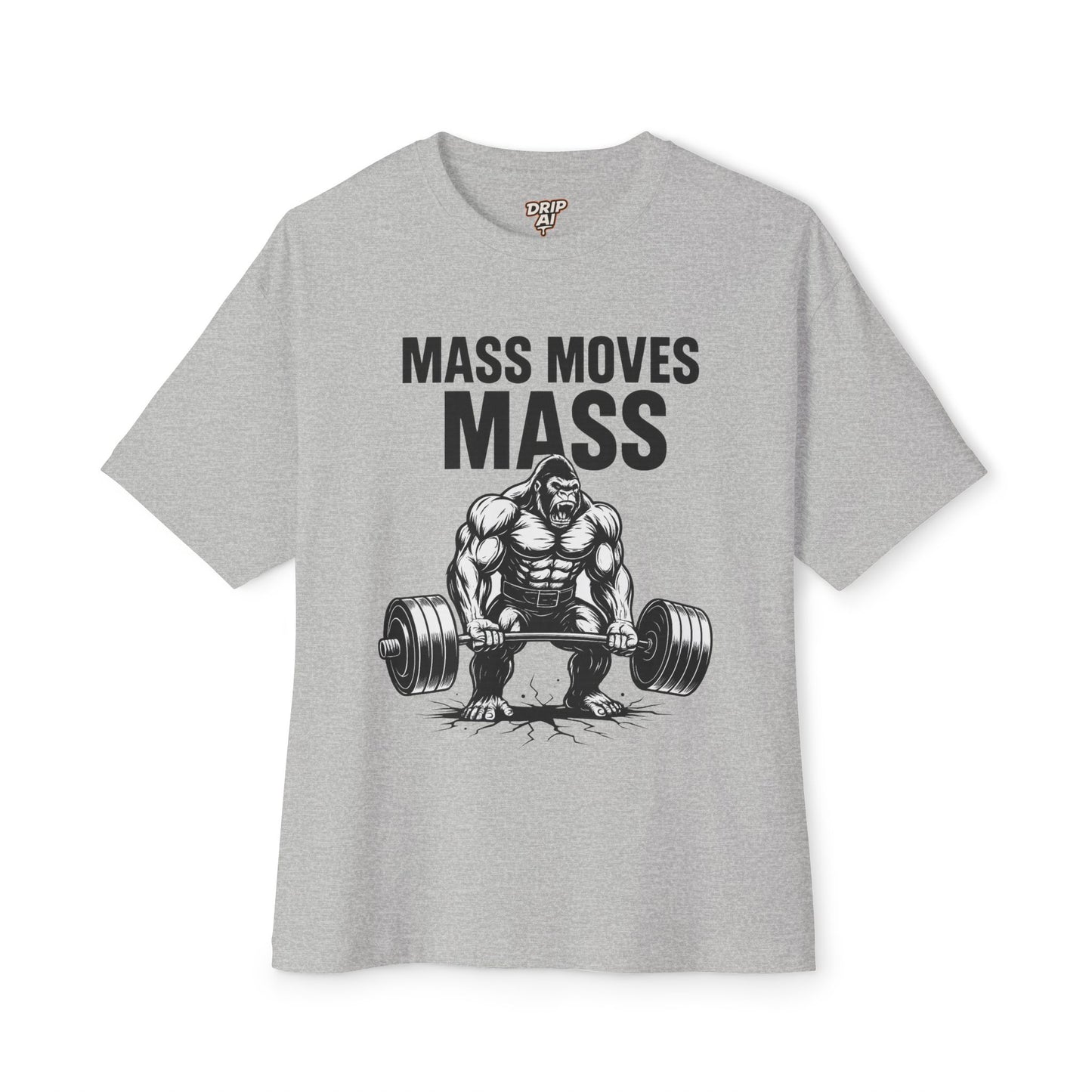 Mass Moves Mass Gorilla Oversize Tee | Hardcore Gym T-Shirt