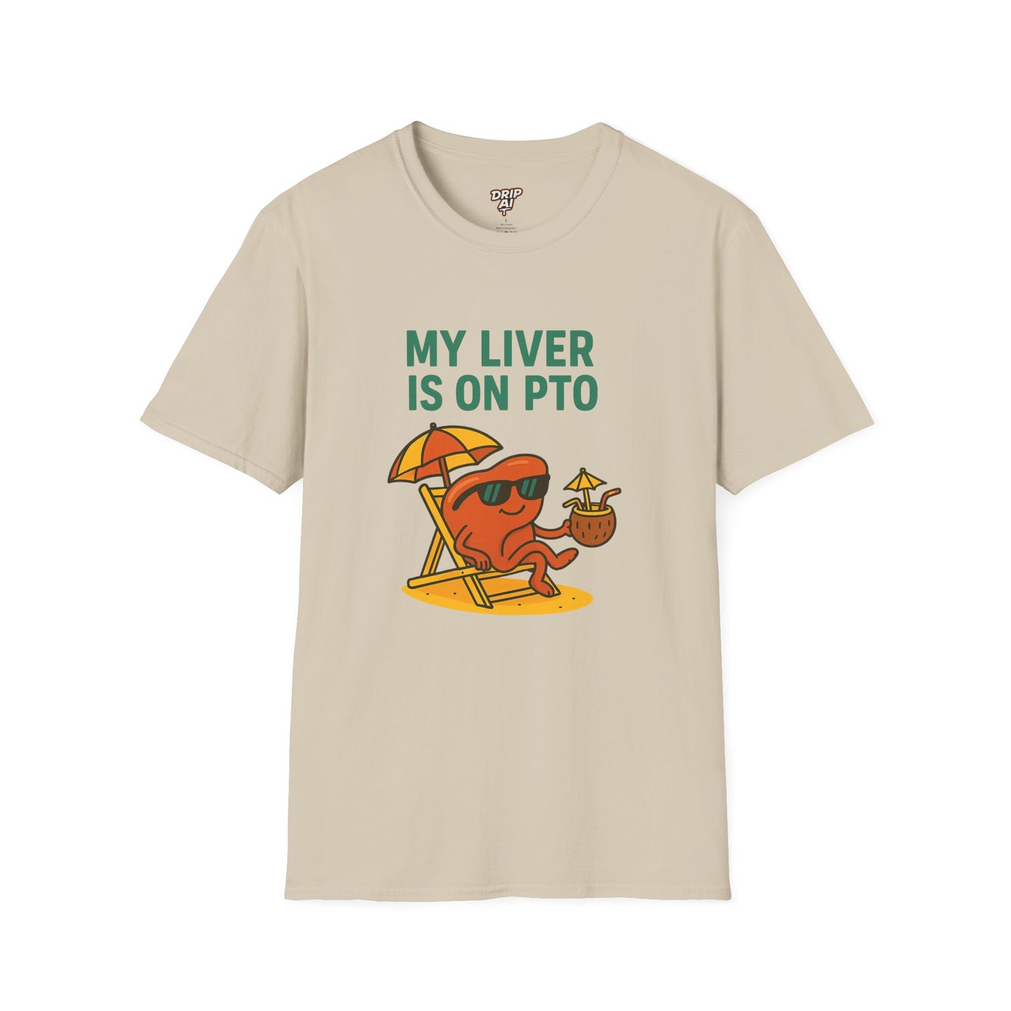 My Liver Is On PTO – Funny Vacation T-Shirt | Drinking Tee for Beach Days & Parties