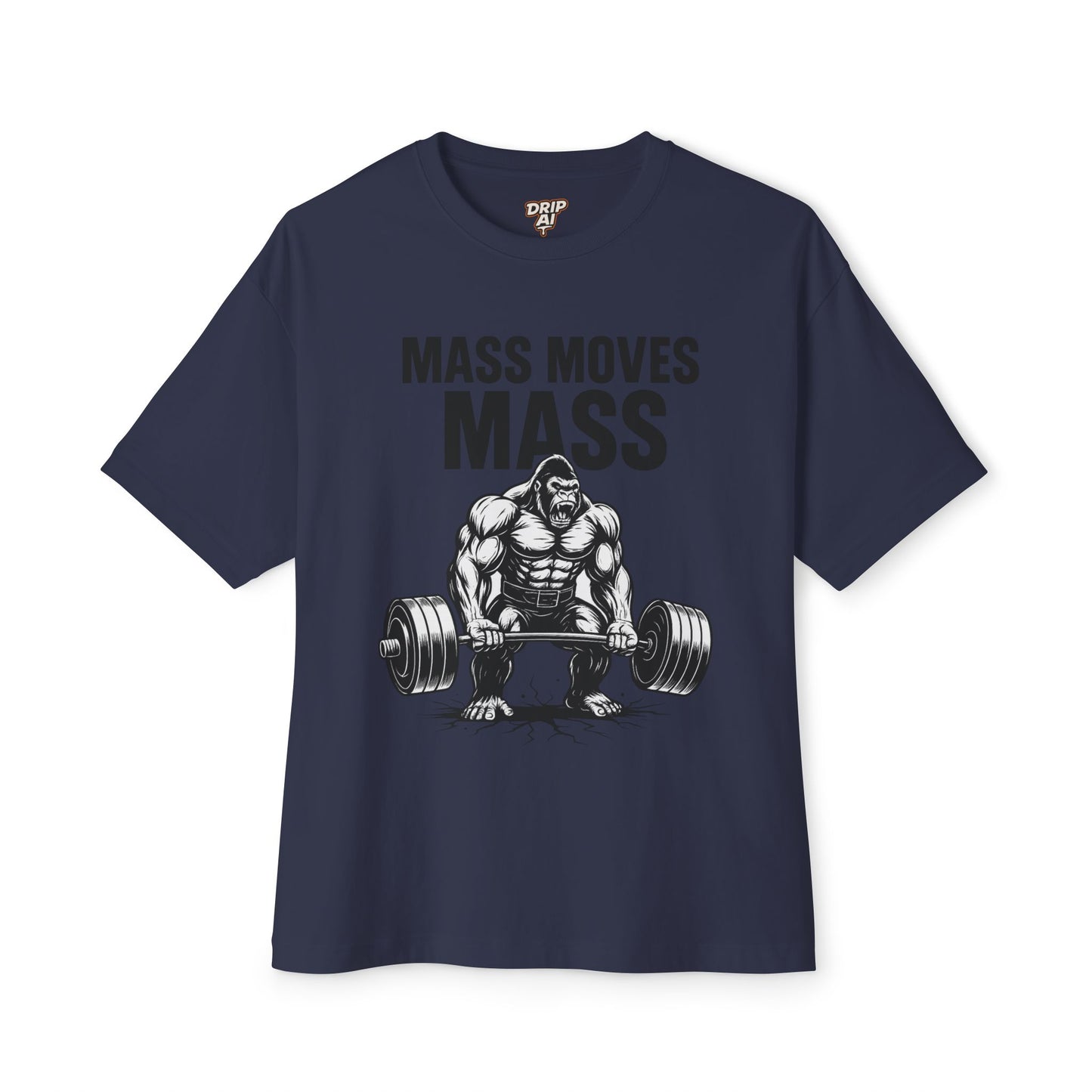 Mass Moves Mass Gorilla Oversize Tee | Hardcore Gym T-Shirt