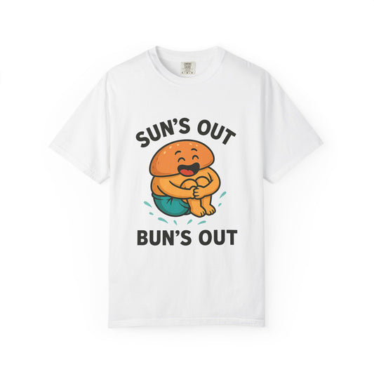 Sun’s Out, Bun’s Out T-Shirt – Funny Summer Graphic Tee for BBQs & Pool Days