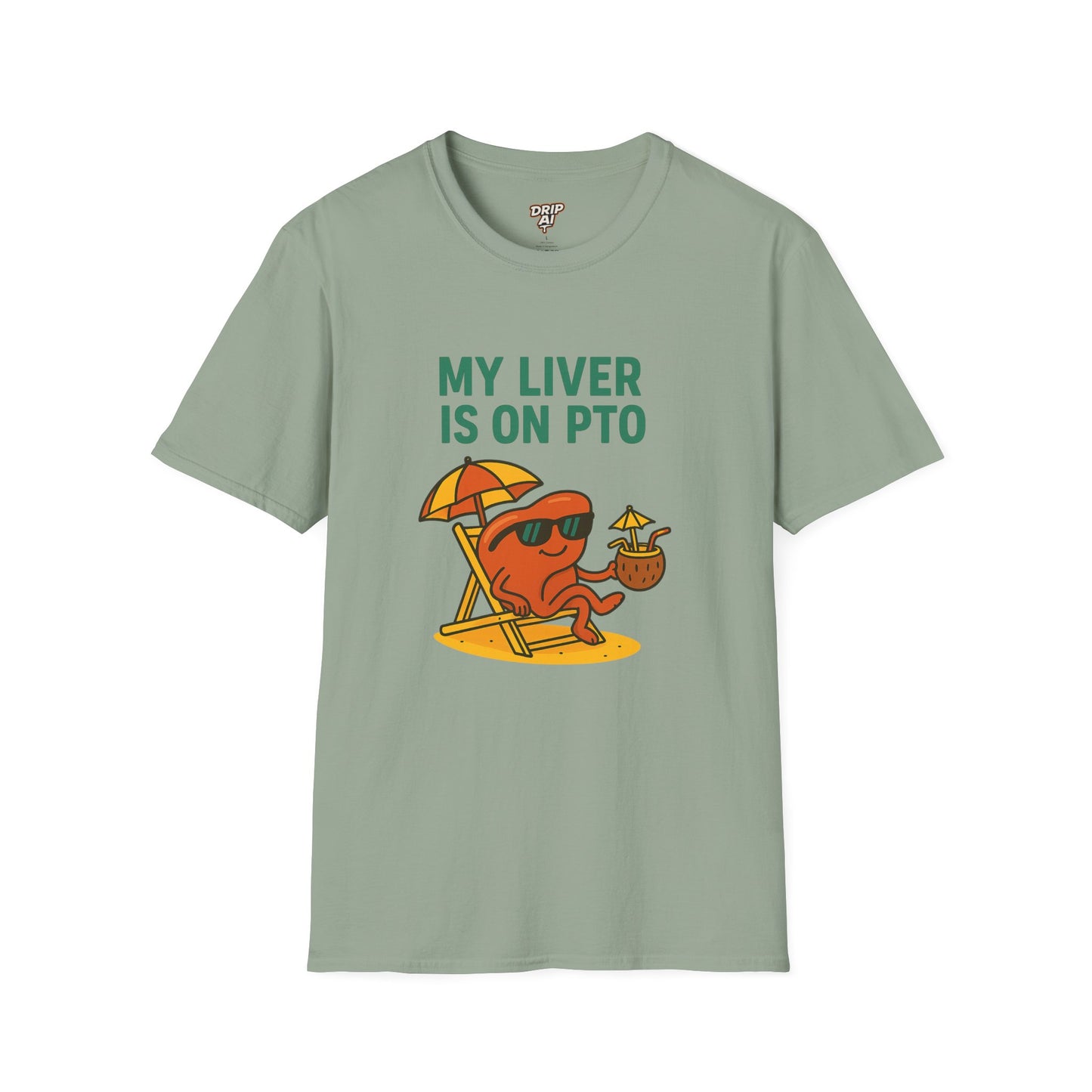 My Liver Is On PTO – Funny Vacation T-Shirt | Drinking Tee for Beach Days & Parties