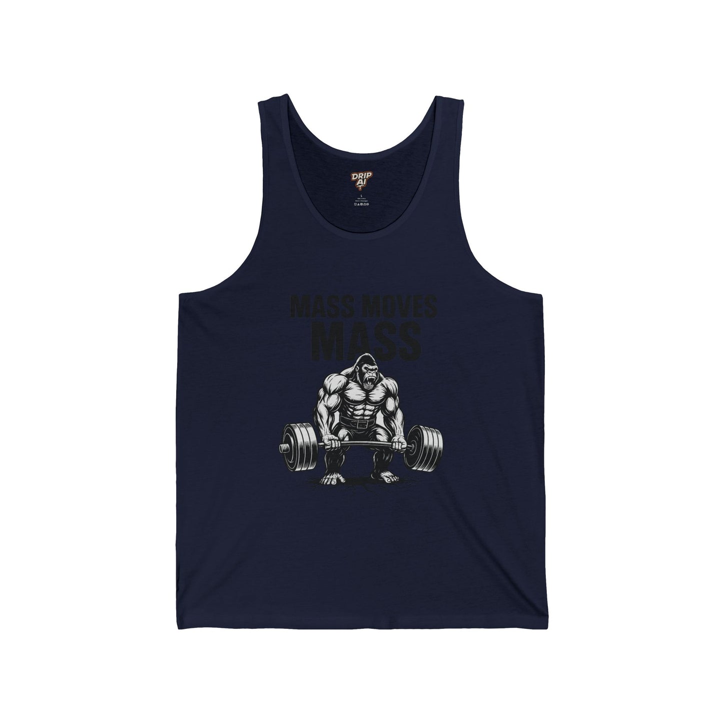 Mass Moves Mass Gorilla Tank Top | Hardcore Gym Tank Top